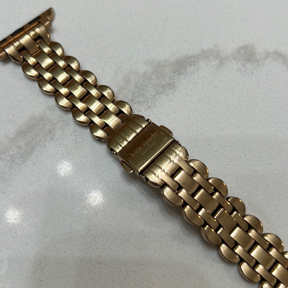 Kate spade gold Apple Watch band